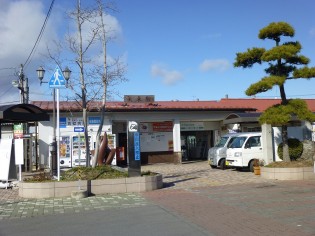 日本で一番「◯◯◯」、JR仙石線矢本駅。仙石線は高城・矢本間が震災後不通になっている