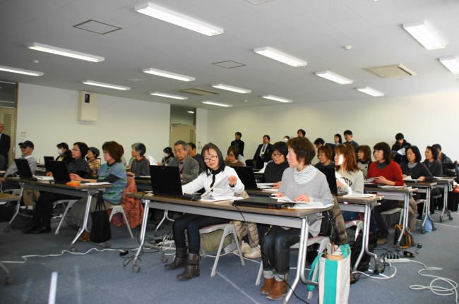 基礎コースの一コマ。お互い頑張りましょうね